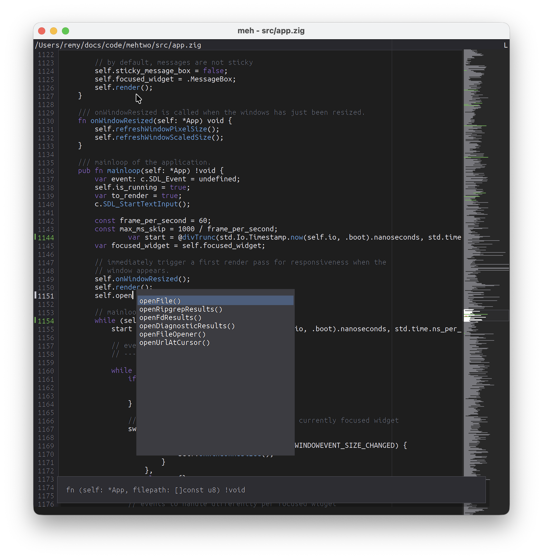 Screenshot of my code editor meh