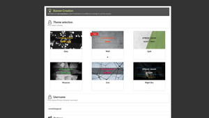 Banner creation tool
